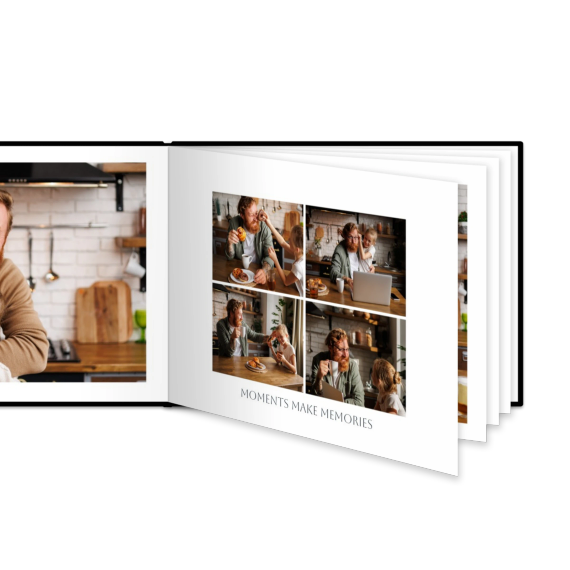 Fotoboek Large liggend - harde lederen kaft Fotoboek Large liggend - harde lederen kaft