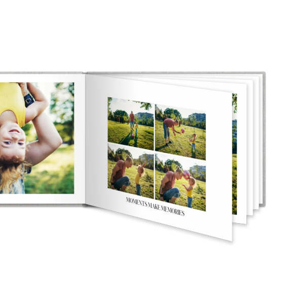 Livre photo L paysage - couverture rigide en lin Livre photo L paysage - couverture rigide en lin