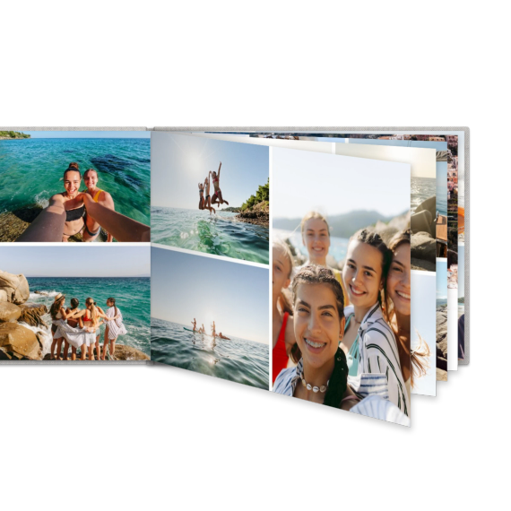 Livre photo L paysage - couverture rigide en lin Livre photo L paysage - couverture rigide en lin