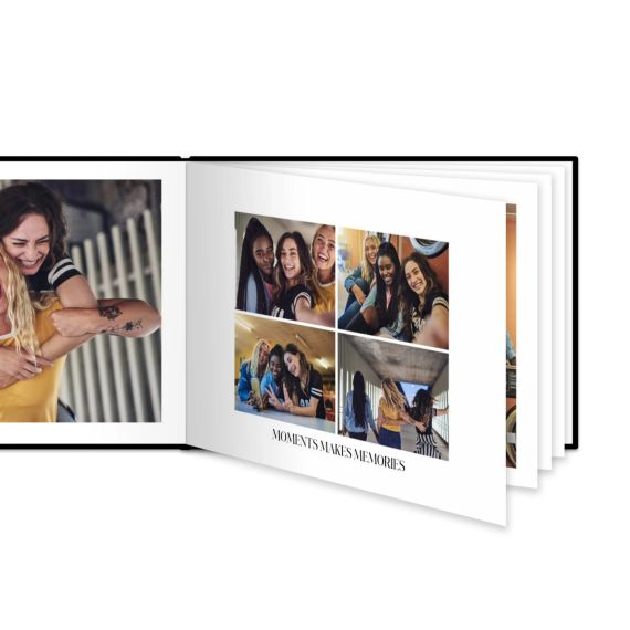Fotoboek XL liggend - harde lederen kaft