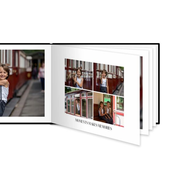 Fotoboek XL liggend - harde lederen kaft Fotoboek XL liggend - harde lederen kaft