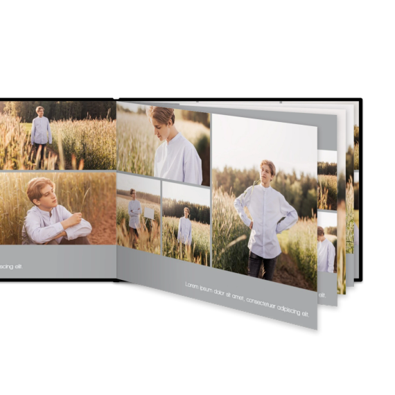 Livre photo XL paysage - couverture rigide en simili cuir Livre photo XL paysage - couverture rigide en simili cuir