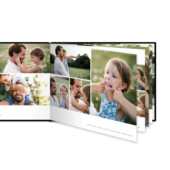 Fotobuch XL Quer - Hardcover Lederlook