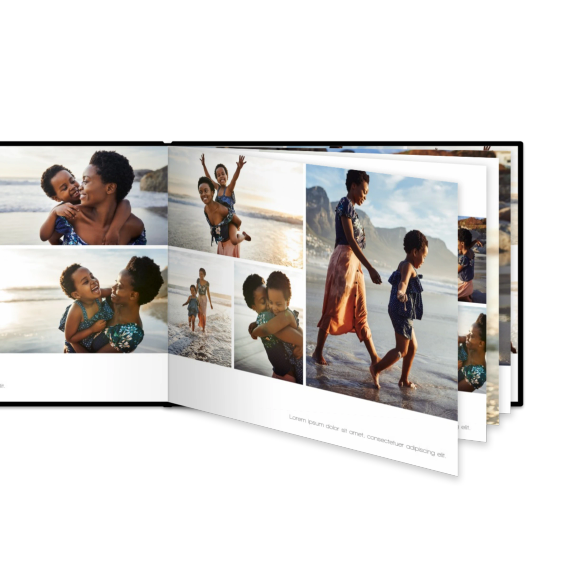 Livre photo XL paysage - couverture rigide en simili cuir Livre photo XL paysage - couverture rigide en simili cuir