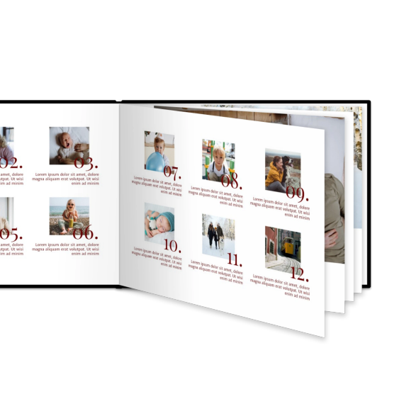 Photo Book Extra Large Landscape Deluxe Leather Cover Photo Book Extra Large Landscape Deluxe Leather Cover