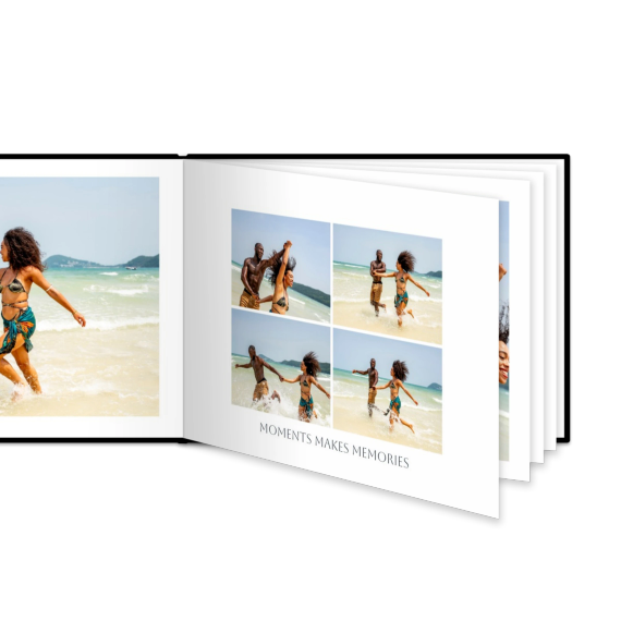 Fotoboek XL liggend - harde lederen kaft