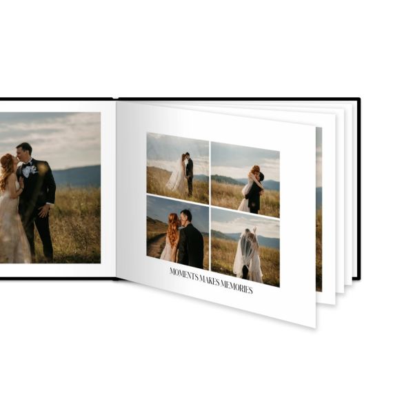 Livre photo XL paysage - couverture rigide en simili cuir Livre photo XL paysage - couverture rigide en simili cuir