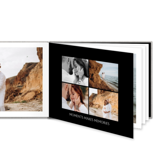 Fotoboek XL liggend - harde linnen kaft