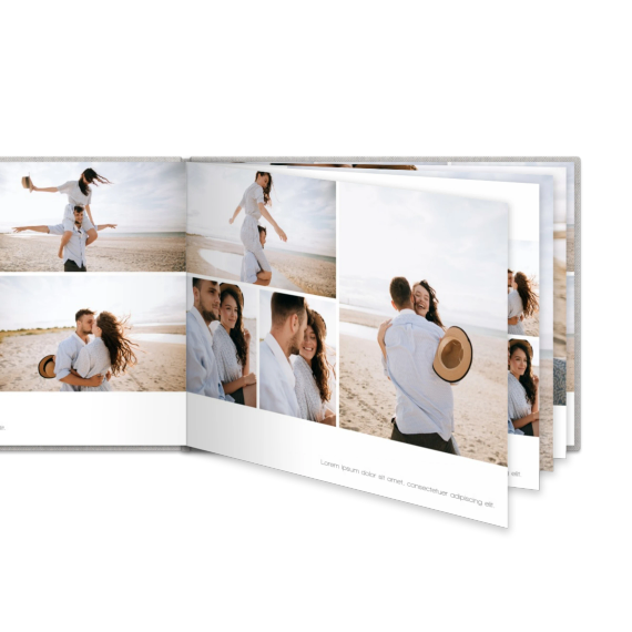 Fotoboek XL liggend - harde linnen kaft Fotoboek XL liggend - harde linnen kaft