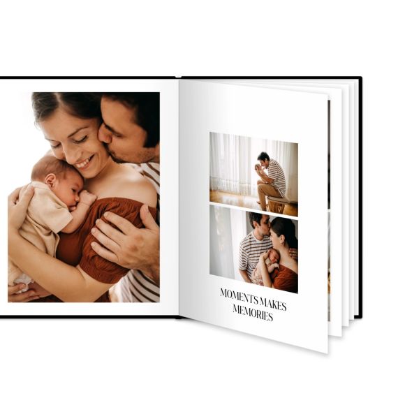 Livre photo L portrait - couverture rigide en simili cuir Livre photo L portrait - couverture rigide en simili cuir