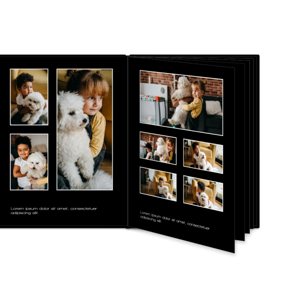 Livre photo L portrait - couverture rigide en simili cuir Livre photo L portrait - couverture rigide en simili cuir