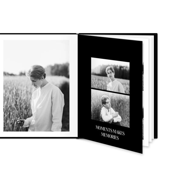 Livre photo L portrait - couverture rigide en simili cuir Livre photo L portrait - couverture rigide en simili cuir
