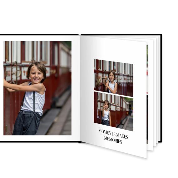 Fotoboek Large staand - harde lederen kaft Fotoboek Large staand - harde lederen kaft