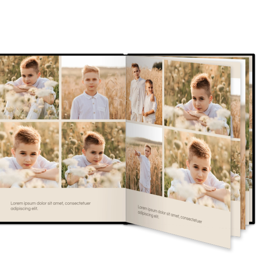 Livre photo L portrait - couverture rigide en simili cuir Livre photo L portrait - couverture rigide en simili cuir