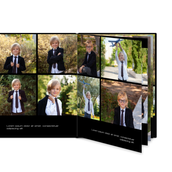 Livre photo L portrait - couverture rigide en simili cuir Livre photo L portrait - couverture rigide en simili cuir
