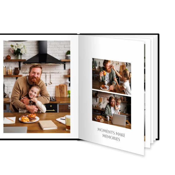 Fotoboek Large staand - harde lederen kaft Fotoboek Large staand - harde lederen kaft
