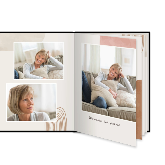Livre photo L portrait - couverture rigide en simili cuir Livre photo L portrait - couverture rigide en simili cuir
