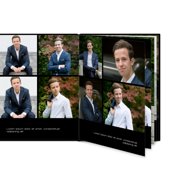 Livre photo L portrait - couverture rigide en simili cuir Livre photo L portrait - couverture rigide en simili cuir
