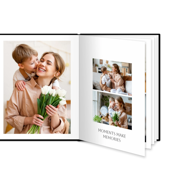 Livre photo L portrait - couverture rigide en simili cuir Livre photo L portrait - couverture rigide en simili cuir