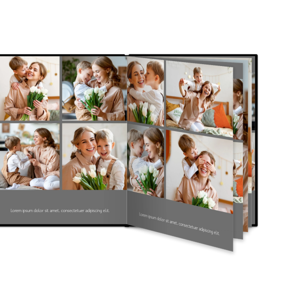 Fotobuch Large Hochformat - Hardcover Lederlook