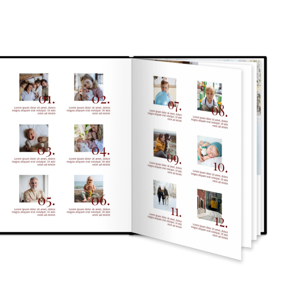 Photo Book Large Portrait Leather Cover Photo Book Large Portrait Leather Cover