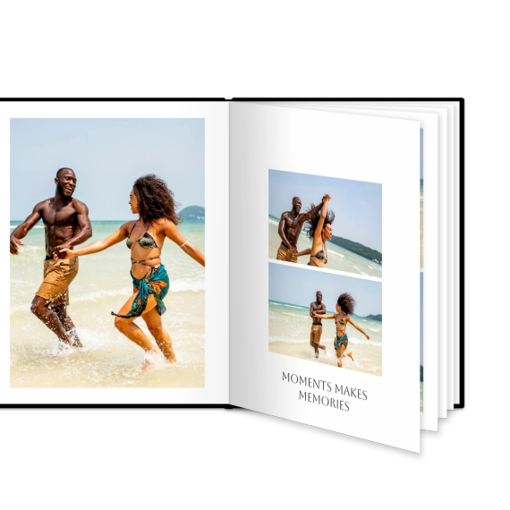 Fotoboek Large staand - harde lederen kaft