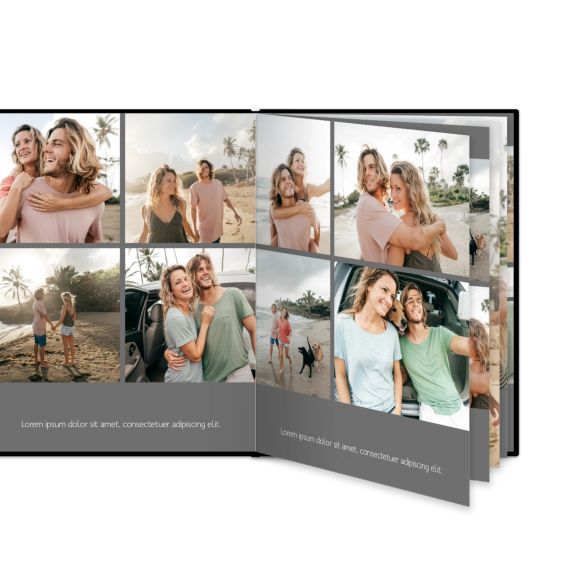 Fotoboek Large staand - harde lederen kaft Fotoboek Large staand - harde lederen kaft