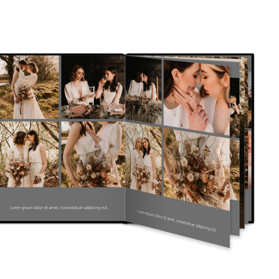 Fotobuch Large Hochformat - Hardcover Lederlook