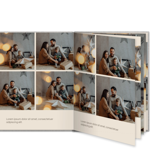 Fotobok stor portrÀtt hÄrt omslag - Linne Fotobok stor portrÀtt hÄrt omslag - Linne