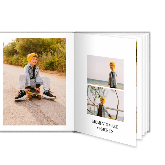 Livre photo L portrait - couverture rigide en lin
