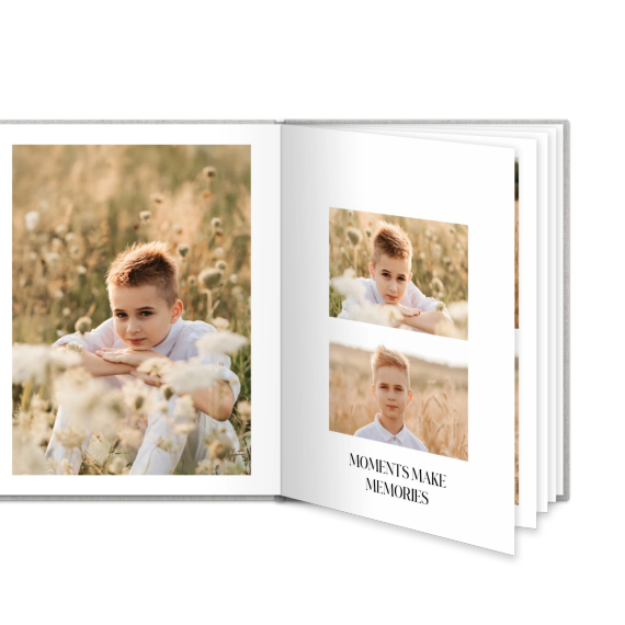 Photo Book Large Portrait Linen Cover Photo Book Large Portrait Linen Cover