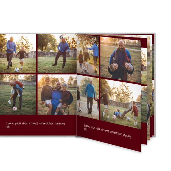 Livre photo L portrait - couverture rigide en lin