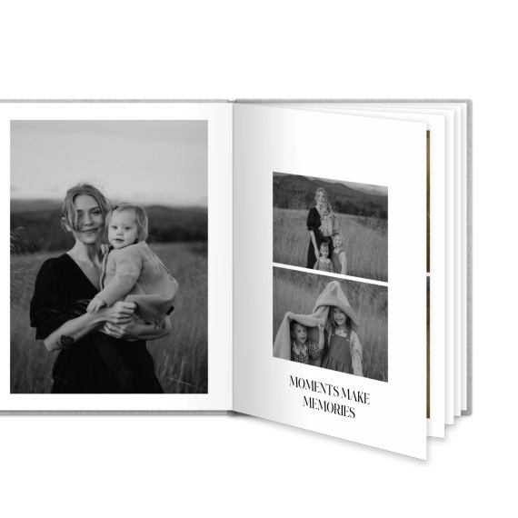 Fotoboek Large staand - harde linnen kaft Fotoboek Large staand - harde linnen kaft