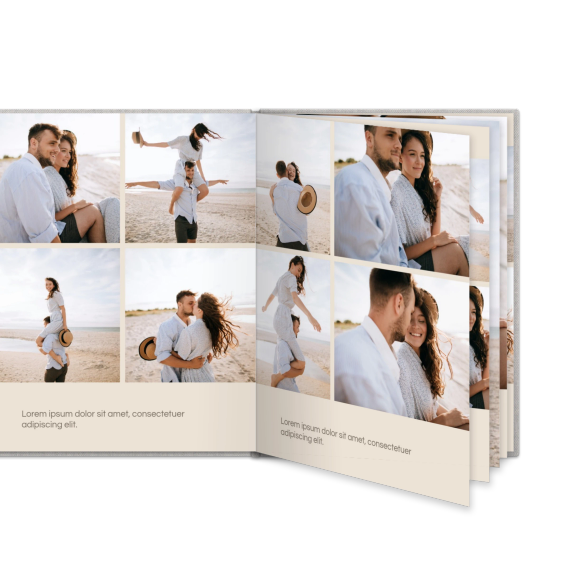 Livre photo L portrait - couverture rigide en lin