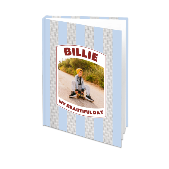 Livre photo L portrait - couverture rigide photo lin