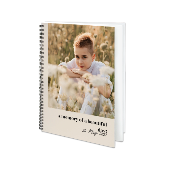 Fotobok Large StÄende - Spiralperm Fotobok Large StÄende - Spiralperm