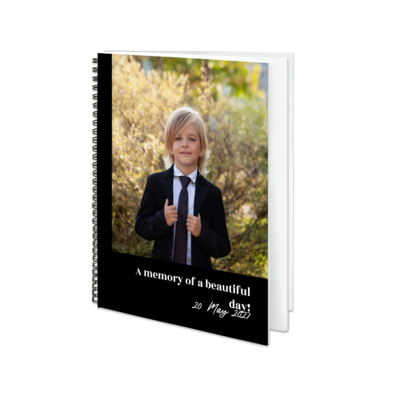 Fotobok Large StÄende - Spiralperm Fotobok Large StÄende - Spiralperm