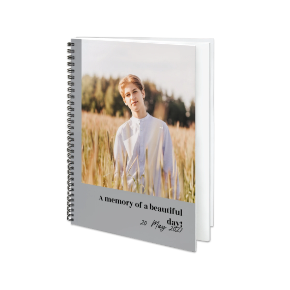 Fotobuch Large Hochformat - Spiralbindung Fotobuch Large Hochformat - Spiralbindung