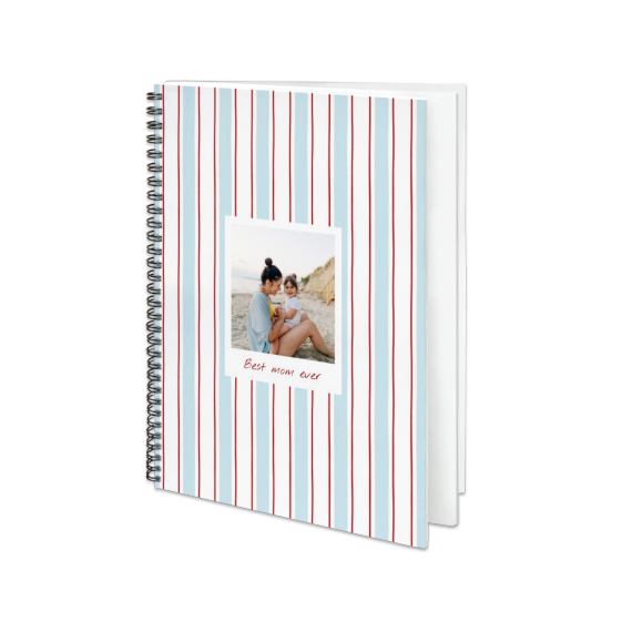 Livre photo L portrait - couverture personnalisée à spirales Livre photo L portrait - couverture personnalisée à spirales