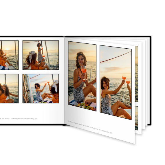 Fotoboek Large vierkant - harde lederen kaft