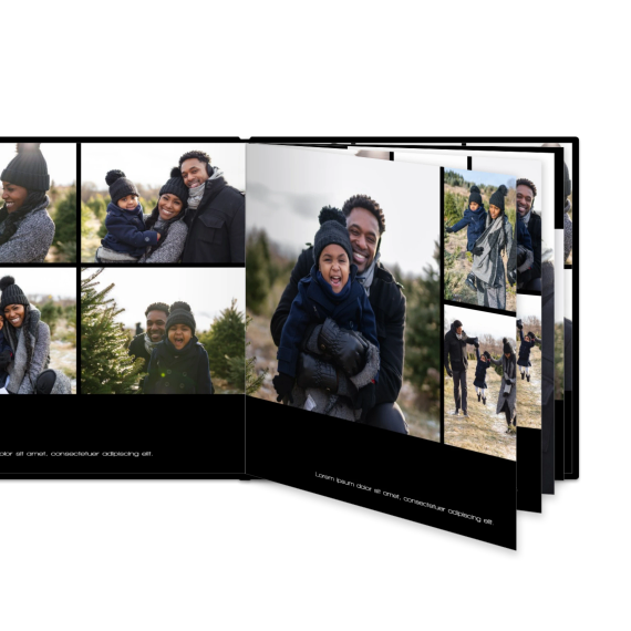 Photo Book Large Square Leather Cover
