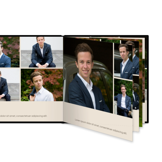 Photo Book Large Square Leather Cover Photo Book Large Square Leather Cover
