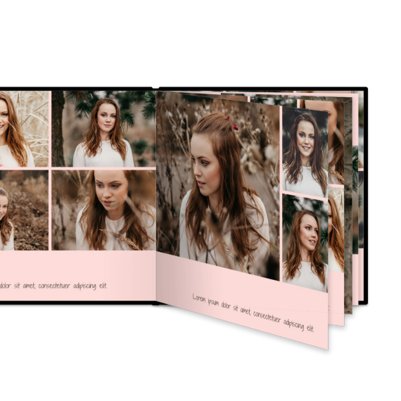 Fotobuch Large Quadrat - Hardcover Lederlook Fotobuch Large Quadrat - Hardcover Lederlook