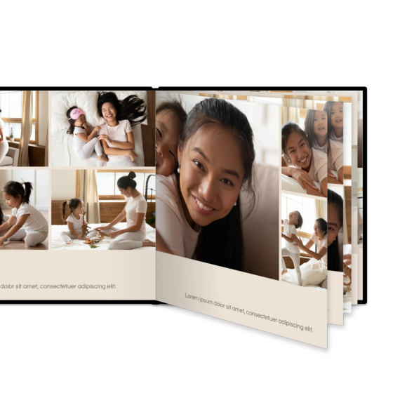 Fotoboek Large vierkant - harde lederen kaft Fotoboek Large vierkant - harde lederen kaft