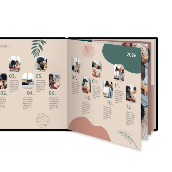 Fotoboek Large vierkant - harde lederen kaft Fotoboek Large vierkant - harde lederen kaft