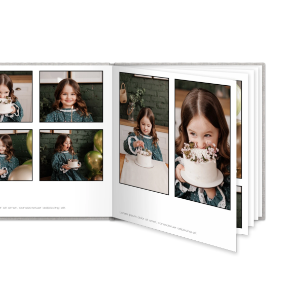 Fotobuch Large Quadrat - Hardcover Leinen Fotobuch Large Quadrat - Hardcover Leinen