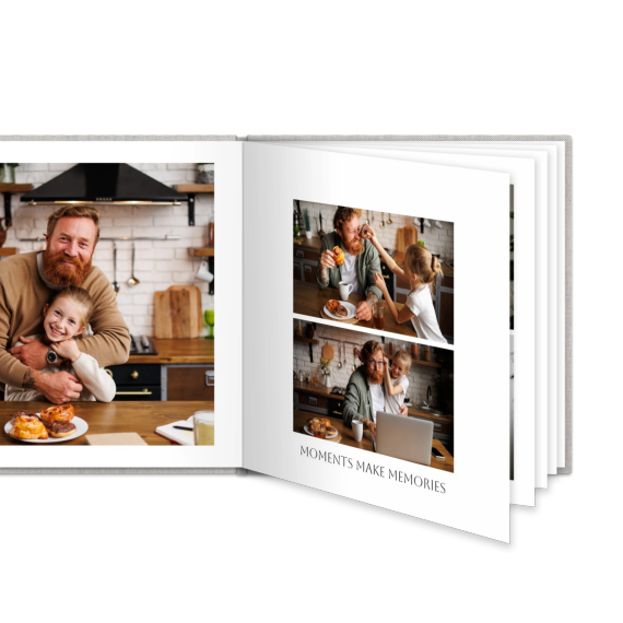 Fotoboek Large vierkant - harde linnen kaft Fotoboek Large vierkant - harde linnen kaft