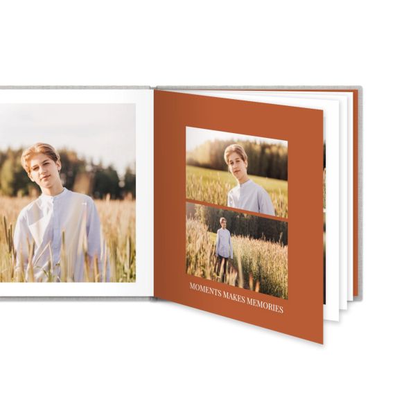 Fotoboek Large vierkant - harde linnen kaft Fotoboek Large vierkant - harde linnen kaft