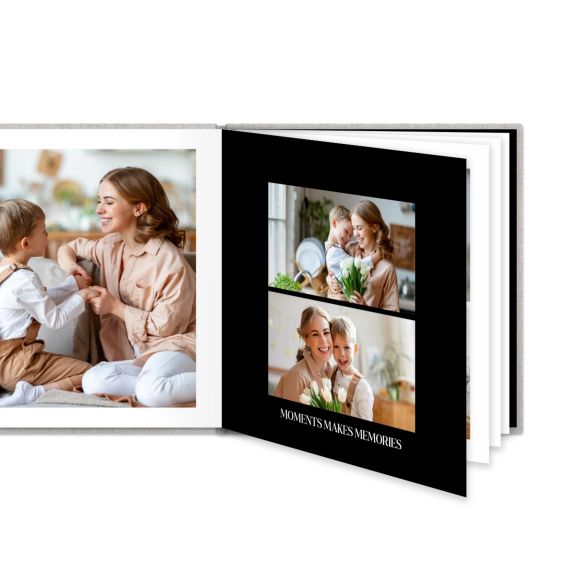 Fotobuch Large Quadrat - Hardcover Leinen Fotobuch Large Quadrat - Hardcover Leinen