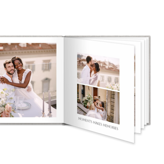 Fotobuch Large Quadrat - Hardcover Leinen Fotobuch Large Quadrat - Hardcover Leinen